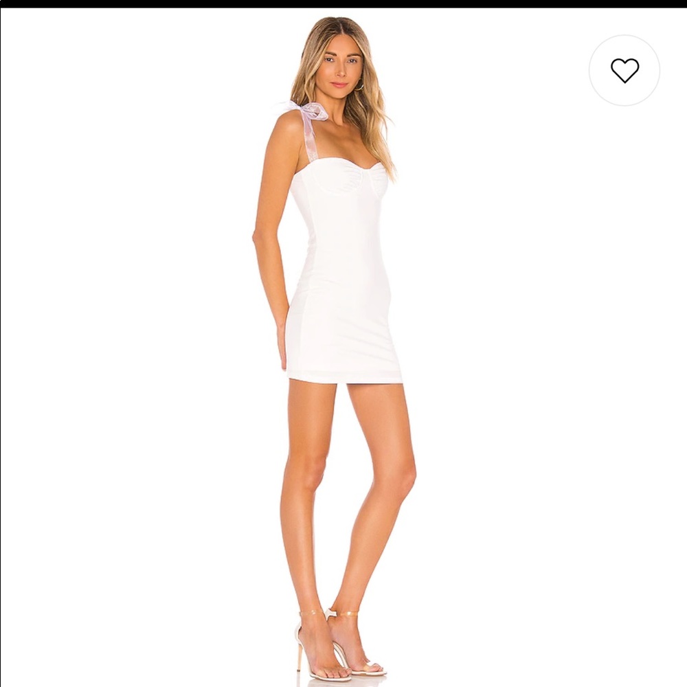 Superdown Trisha Toe Strap Dress in White